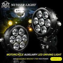 Load image into Gallery viewer, 5 inch round offroad work truck LED lamp dual-color DRL