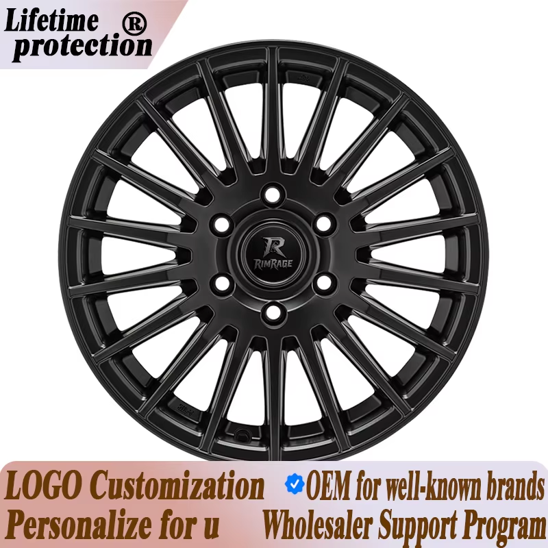 [RIM-039] 2015-2024 Toyota Hilux 18-22 Inch 6x139.7 Forged Alloy Wheel Set Of 4 Black