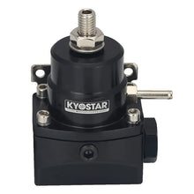 Load image into Gallery viewer, Universal Aluminium High Pressure Fuel Pressure Regulator Kit with 160 psi Gauge - AN8 AN8 AN6 Ports, Black