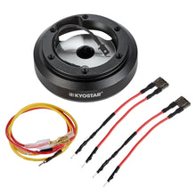 Load image into Gallery viewer, Mazda MX-5 Miata NC ND and RX-8 Aluminium Short Hub Steering Wheel Adapter Boss Kit - Black