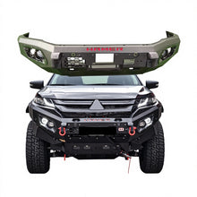 Load image into Gallery viewer, Steel front bumper with LED for Mitsubishi Triton 2019-2022