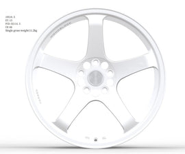 [RIM-021] 2015-2024 Volkswagen Golf 18/19 Inch 5x112/5x114.3 Forged Alloy Wheel Set Of 4 White