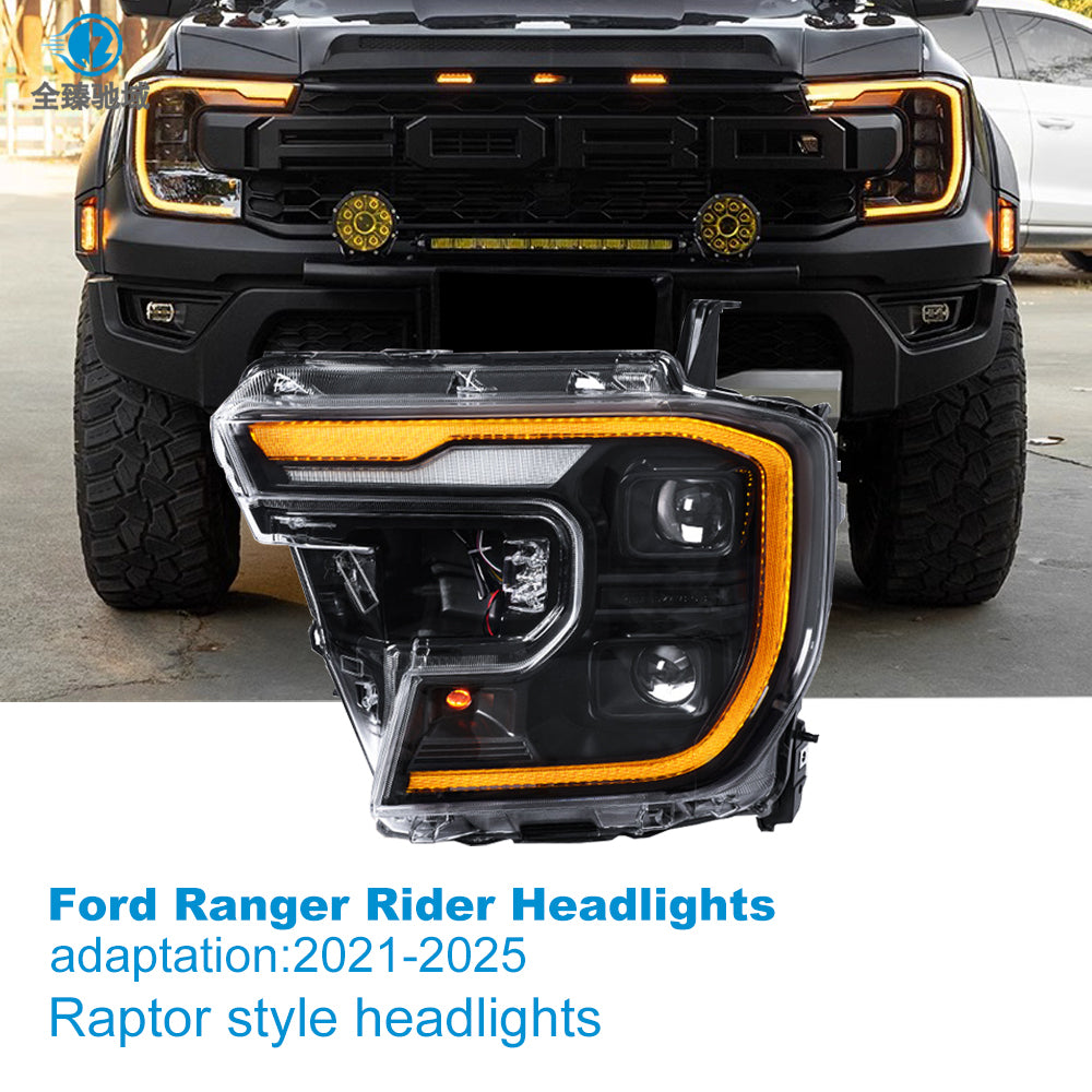 Modified LED headlight assemblies 12V 6000K IP68 for Ranger 2023