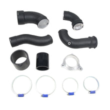 Load image into Gallery viewer, BMW M3 G80 / M4 G82 / M2 G87 S58 Black Aluminium Intercooler Charge Pipe Kit