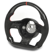 Load image into Gallery viewer, Audi Real Carbon Fibre and Leather Sport Steering Wheel Kit with Start Button