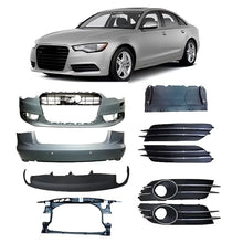 Load image into Gallery viewer, Audi A6 C7 2012–2015 Front / Rear Bumper, Fog Lamp Grille, Radiator Support and Undercover 4G0807065A