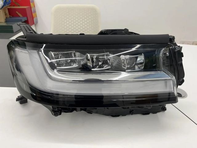 Triple lens LED headlight assembly for Toyota Land Cruiser LC300 2021+ with three projector lenses