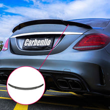 Load image into Gallery viewer, Mercedes-AMG C43 W205 Sedan Real Carbon Fibre Rear Boot Spoiler