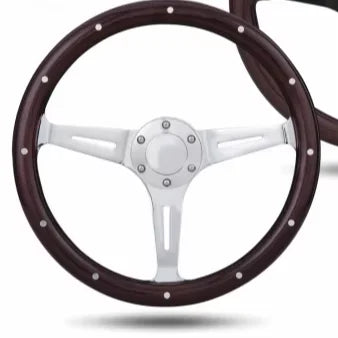 Universal Wood Rim 3-Spoke Steering Wheel 350 / 380 mm – VW Passat, Porsche Cayenne