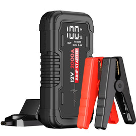 12V 12000mAh Car Emergency Jump Starter Power Pack 2000A