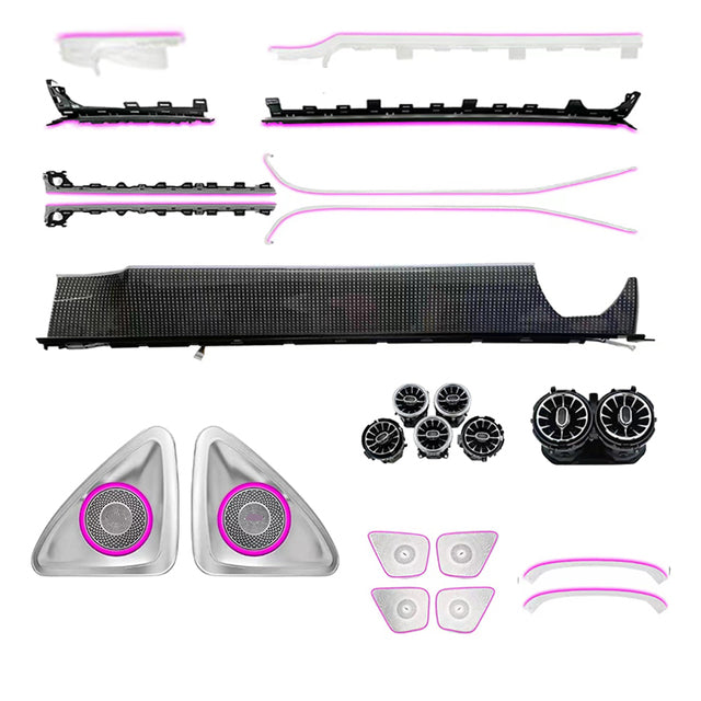 Mercedes-Benz A-Class W177 64-Colour LED Interior Ambient Light Kit — Premium Vehicle-Specific Ambient Lighting