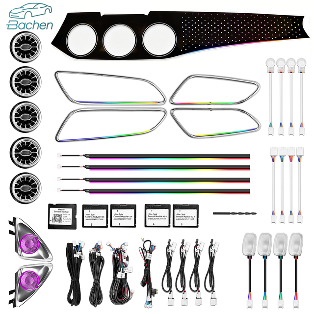 Mercedes-Benz Multi-Model C/E/S-Class 256-Colour LED Interior Ambient Light Kit — Premium Vehicle-Specific Ambient Lighting