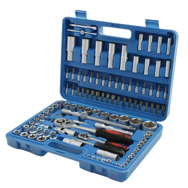 108-Piece Professional Automotive Tool Wrench Socket & Ratchet Set