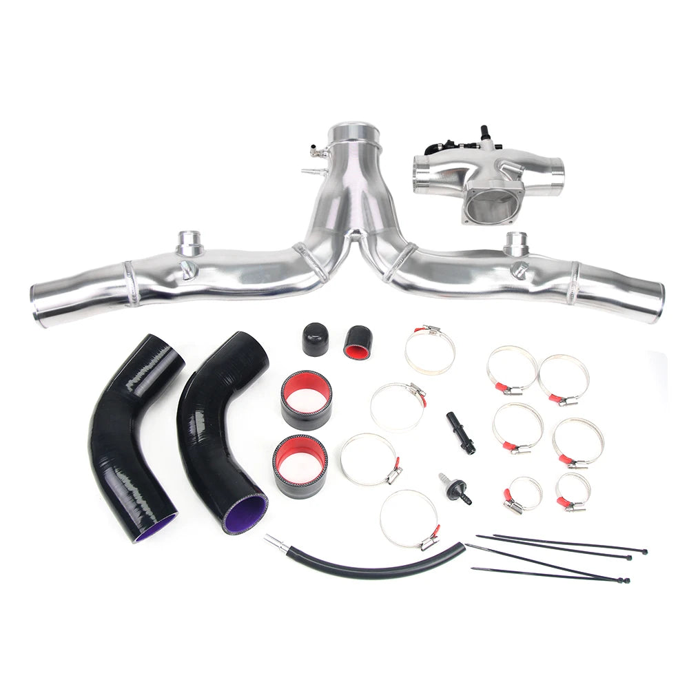 Porsche 991.2 Carrera 3.0T Turbo Inlet Y-Pipe Pre-Throttle - CNC Machined