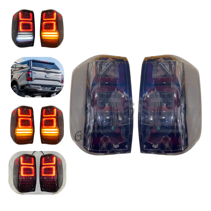 2024 GZDL4WD LED taillights for Ford Ranger T9 Wildtrak next-gen