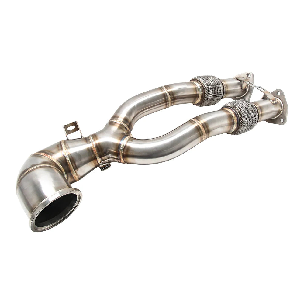 Audi RS3 8V / TT RS 8S 2015+ 2.5T EVO 3.5 inch 304 Stainless Steel Race Downpipe