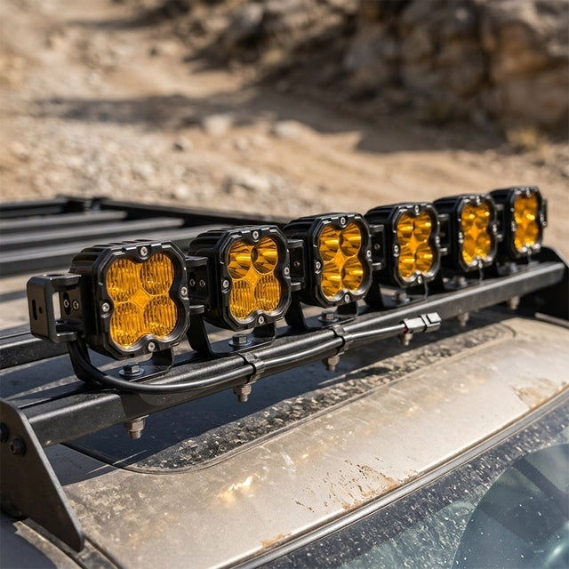 40 inch 4x4 offroad linkable LED light bar kit with inline harness