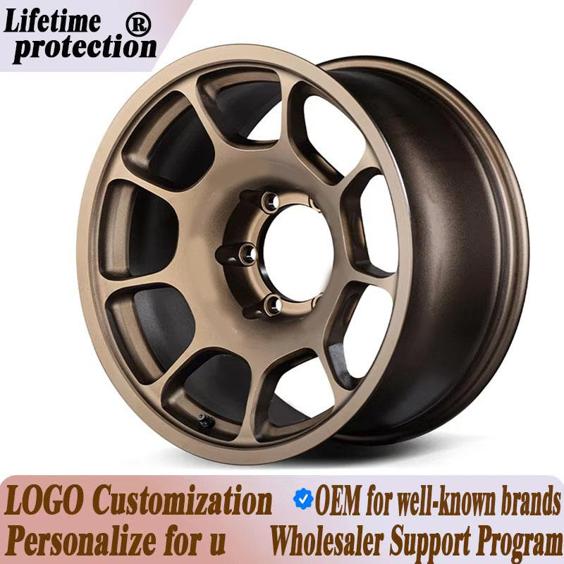 [RIM-040] 2015-2024 Toyota Hilux 17 Inch 6x139.7 Forged Alloy Wheel Set Of 4 Matte Black