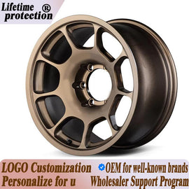 [RIM-040] 2015-2024 Toyota Hilux 17 Inch 6x139.7 Forged Alloy Wheel Set Of 4 Matte Black