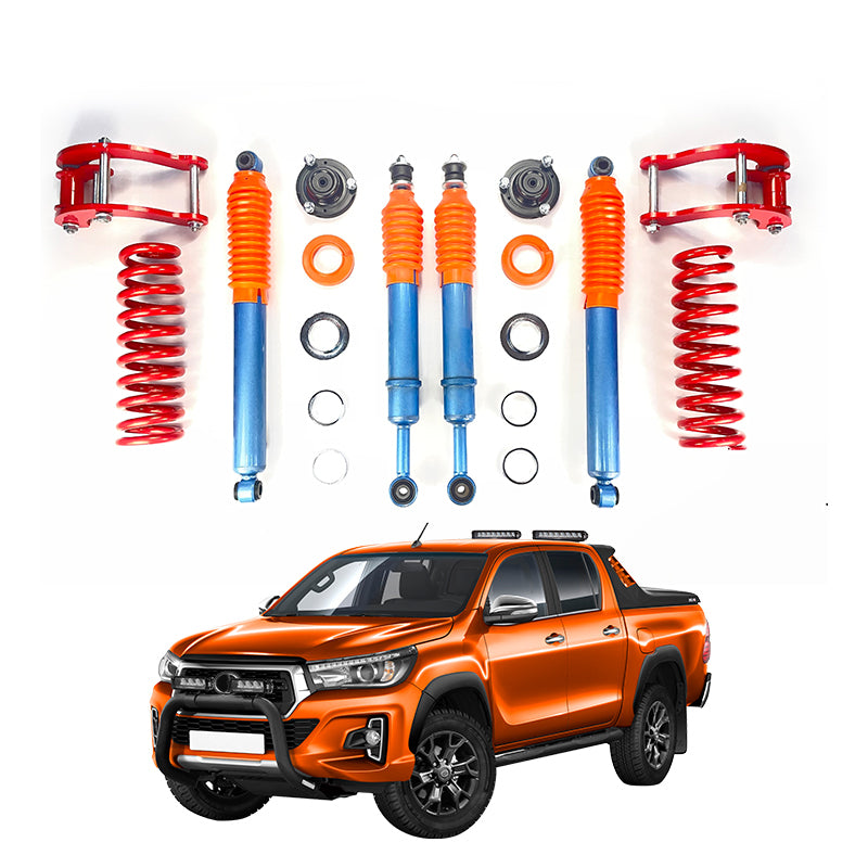 Maictop Adjustable Off-road 4X4 Shock Absorber Suspension Full Kits Coilover 2 3 4 6 Inches Lift Kit for Toyota Hilux Vi