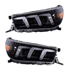 YU GUANG LED headlights pair for Toyota Hilux Revo 2015-2020 with durable off-road rated construction