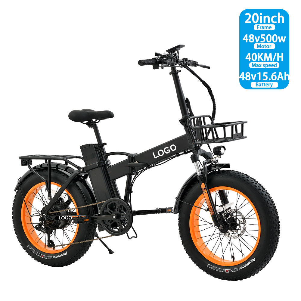 Folding Fat Tire Electric Bike  Cheap Price Folding Fat Tire Electric Bike for Adults with Off-Road Mountain Design, City Commuter E-Bike, Foldable Electric Fat Bike