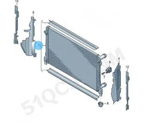 Load image into Gallery viewer, Audi A4 B8 A5 Q5 A8 Aluminium Engine Radiator 8MK376745661