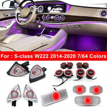 Load image into Gallery viewer, Mercedes-Benz S-Class W222 64-Colour LED Interior Ambient Light Kit — Premium Vehicle-Specific Ambient Lighting