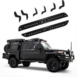 Aftermarket 4WD Door Steps Side Steps for Land Cruiser LC79 FJ79 Running Board