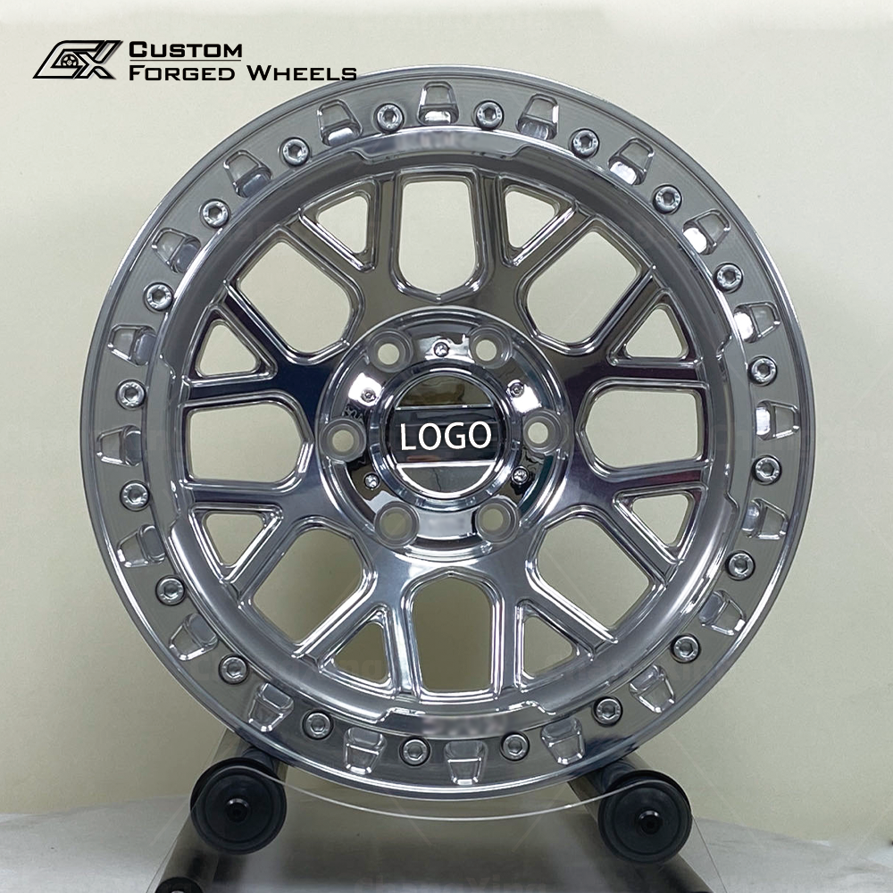 2005-2024 Toyota Hilux Set of 4 16x7 17x11 Inch 6x139.7 Forged Beadlock Wheels Off Road Rims