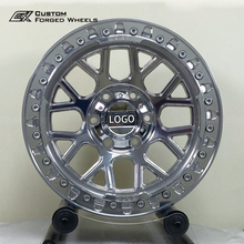 Load image into Gallery viewer, 2005-2024 Toyota Hilux Set of 4 16x7 17x11 Inch 6x139.7 Forged Beadlock Wheels Off Road Rims