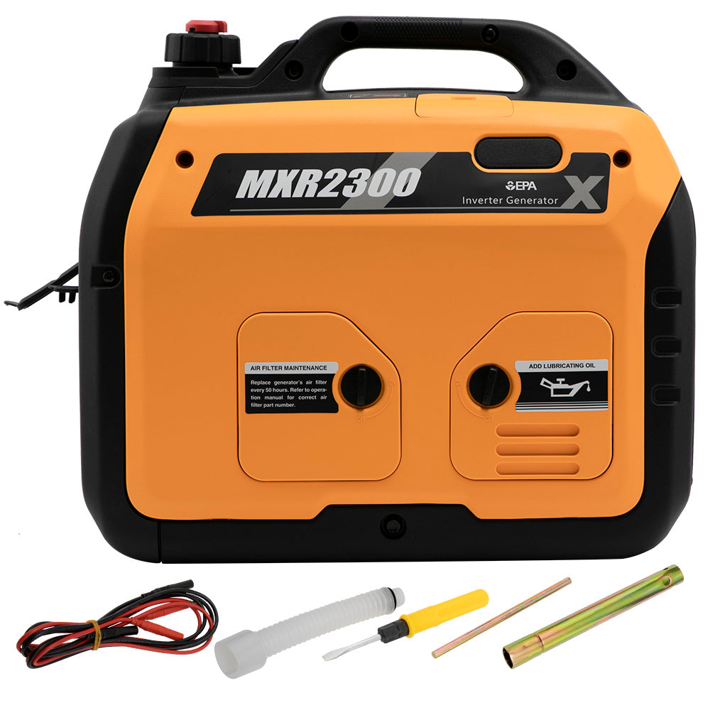 2300W 2.3KW Portable Gasoline Inverter Generator Lightweight for RV Camping EU US Socket Plug