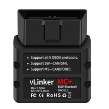 Load image into Gallery viewer, Vgate VLinker MC+ Bluetooth OBD2 Code Reader