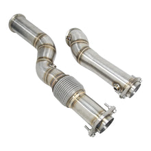 Load image into Gallery viewer, BMW G80 M3 G82 M4 S58 2020+ SS304 Stainless Steel Racing Exhaust Downpipe