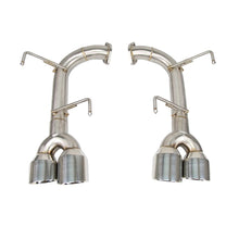 Load image into Gallery viewer, Subaru WRX / WRX STI 2015-2021 Polished Stainless Axle-Back Muffler Delete Exhaust with Polished Quad Tips