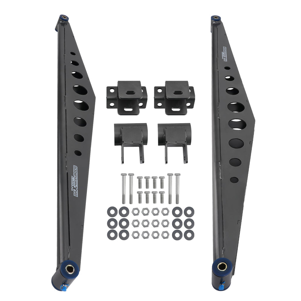 Rear Control Arm Ladder Traction Bars W/ Mounting Brackets for Ford F150/F250/F350 1980-1996