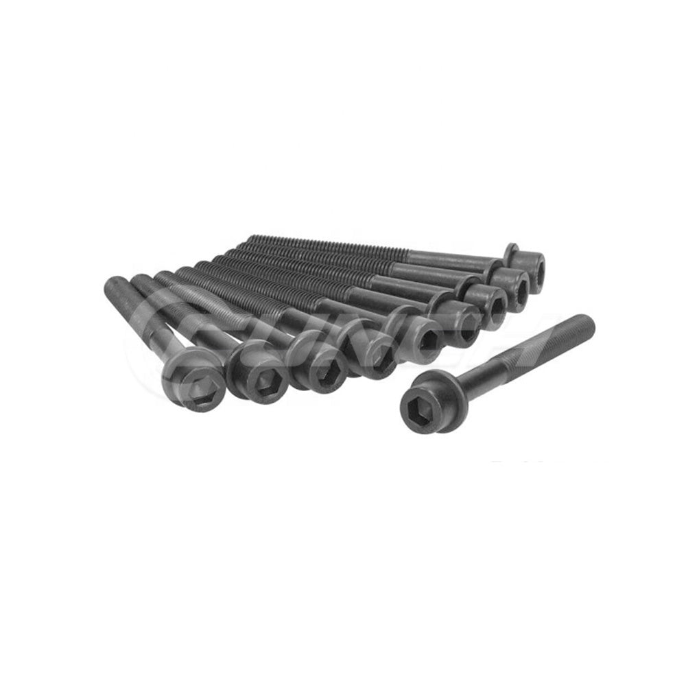 Nissan QR25DE cylinder head bolt set, 10 piece torque-to-yield head bolts