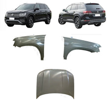 Load image into Gallery viewer, Volkswagen Teramont / Atlas 2017– Front Fender LH / RH and Bonnet 3CG821021 3CG821022 3CG823031E