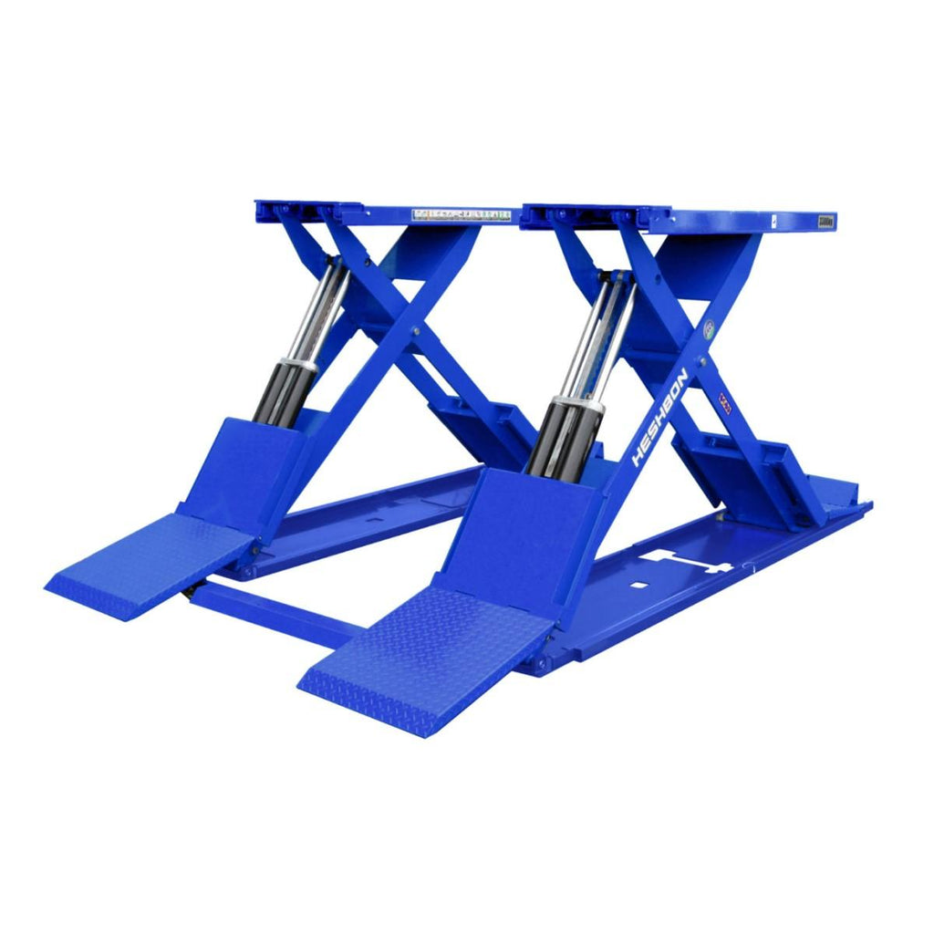 3,300kg Full Height Wheels Free Scissor Hoist