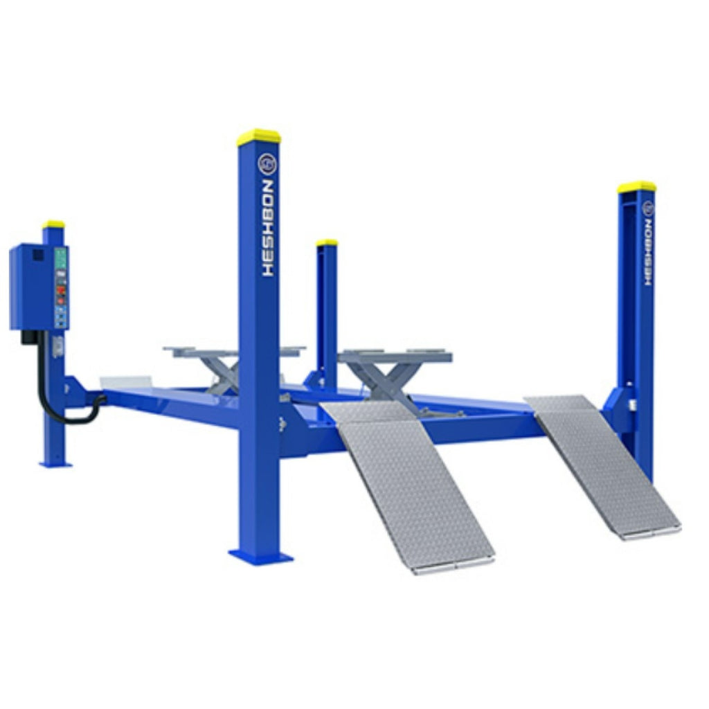 4,500kg 4 Post Service Hoist with Two Jacking Beams