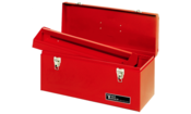 20" Metal Tool Box w/ Tote Tray