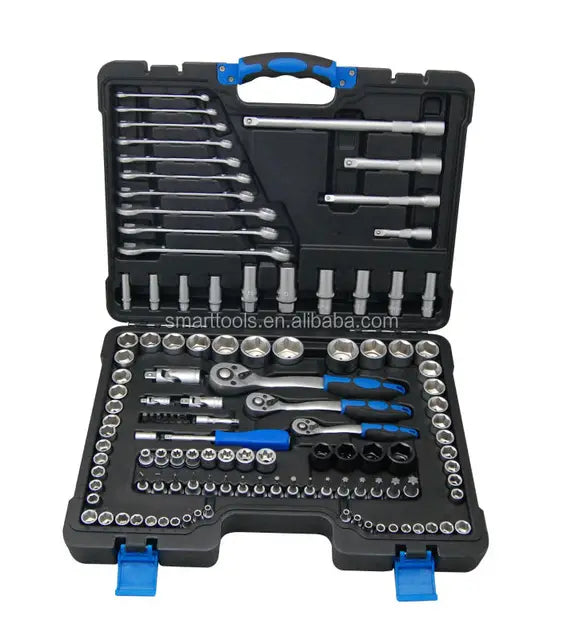 120-Piece Hand Tools Ratchet Wrench Socket Set Professional Kit