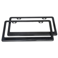 Load image into Gallery viewer, Real Carbon Fibre Licence Plate Frame - US Size