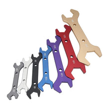Load image into Gallery viewer, Billet Aluminium AN Spanner Set - 7 Piece Double Ended AN3 to AN20