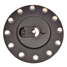 Load image into Gallery viewer, Universal Billet Aluminium Fuel Cell Cap - 12 cm Diameter, 12-Bolt Flange