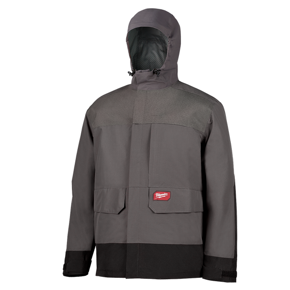 Milwaukee HYDROBREAK Rain Shell Jacket - Grey - XXL