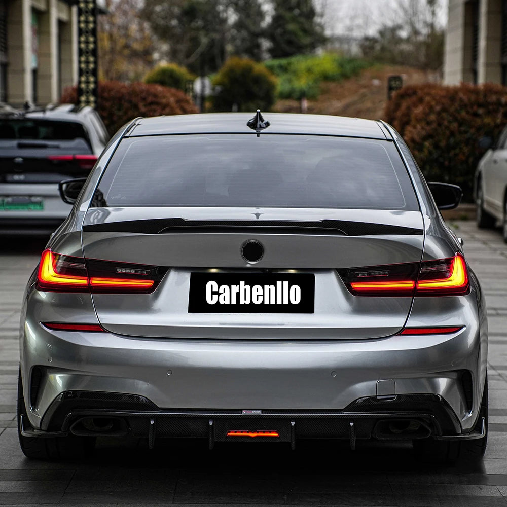 BMW 3 Series G20 / G28 & M3 G80 2020+ M4-Style Carbon Fibre Rear Lip Spoiler