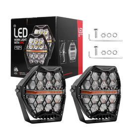 Jeep Spot Beam Amber DRL 7