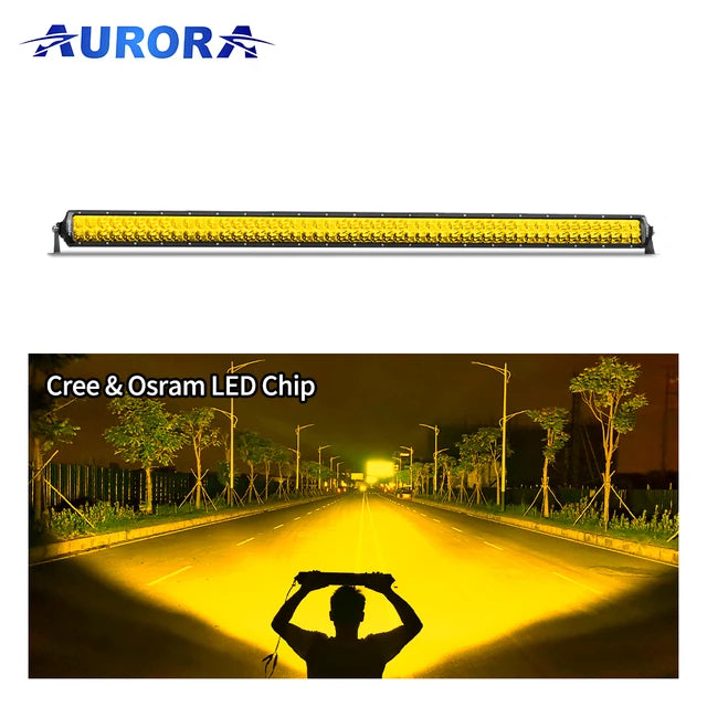Aurora high quality 50 inch IP69K waterproof double row offroad LED light bar