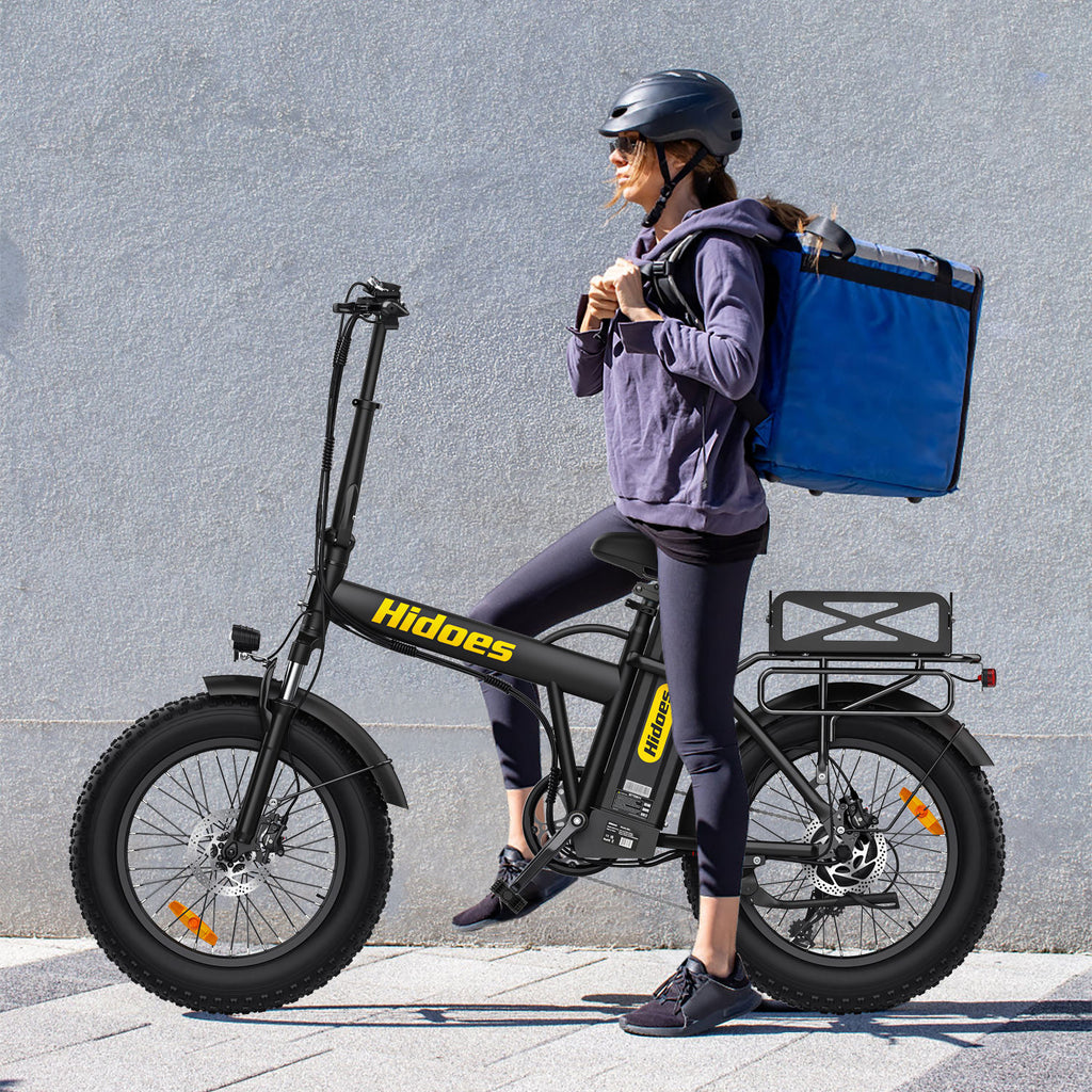 Cargo Electric Bike Hidoes F3 Pro Cargo Electric Bike 20" Fat Tire with 26Ah Battery, Long Range Loading E-Bike, Hydraulic Brakes & Direct EU UK Shipping